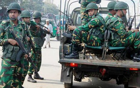 নামছে সশস্ত্রবাহিনী