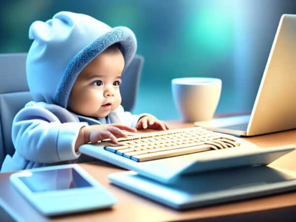 cute-baby-using-laptop